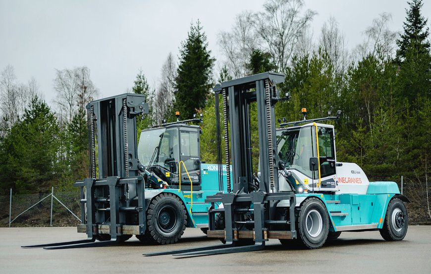 The Konecranes E-VER electric forklift just got bigger
